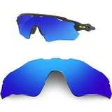 1 x RAW Customer Returns HiCycle2 Polarized Replacement Lenses fit for Oakley Radar EV Path Sunglasses Royal Blue  - RRP €60.0