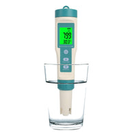 1 x RAW Customer Returns pH meter water, digital PPM meter water, 7 in 1 PH TDS SALT ORP SG TEMP EC meter with ACT, TDS meter for drinking water, aquarium, hydroponics, salt water, SPA - RRP €40.33