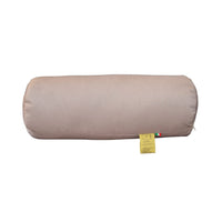 1 x RAW Customer Returns GM Cylindrical Cervical Pillow for Neck, Back and Legs 40x15 cm Made in Italy with Water and Stain Resistant Fabric Cover Beige - RRP €15.88