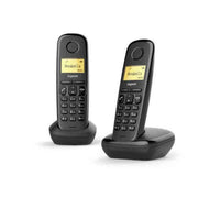 2 x RAW Customer Returns GIGASET WIRELESS PHONE GIGASET A170 Duo Black L36852-H2802-D201 - RRP €74.64