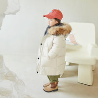 1 x RAW Customer Returns amiyan Unisex boys quilted jacket cotton winter coat thick children s jacket winter jacket fluffy lined winter hooded jacket with faux fur winter coat outerwear 7-11 years camouflage 140-146 - RRP €30.24