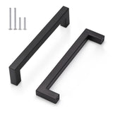 1 x RAW Customer Returns Probrico 5 pieces furniture handles black 160mm, handles for kitchen cabinets 160mm hole spacing, black handles for kitchen cabinets - RRP €16.62