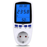 2 x RAW Customer Returns Electricity consumption meter power measuring device socket electricity meter, energy cost meter electricity cost meter electricity consumption meter measuring device power meter, LCD backlight 180 readable display - RRP €27.96