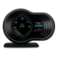 1 x RAW Customer Returns XIAOJUN F9 HUD OBD2 HD Digital Indicator Display T Te High Monitoring with Turbo Access Car Brake Test B - RRP €30.68