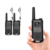 1 x RAW Customer Returns Baofeng GT-22, license-free PMR 446 walkie talkie set, professional radio, up to 3 km range, 16 channels, rechargeable radio with headset 2 pieces  - RRP €27.91