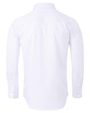 1 x RAW Customer Returns siliteelon White Men s Shirt Stretch Long Sleeve Men s Regular Fit Men s Shirts Casual Shirts Business Shirt Suit Shirt - RRP €21.17