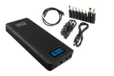 1 x RAW Customer Returns XTPower XT-20000QC3 Powerbank modern DC USB QC3 battery with 20100mAh - 1x USB, 1x USB QC3 and DC connection from 5 to 24V 65W max. - Power Bank for laptop, tablet, iPhone, Galaxy, etc. - RRP €90.66