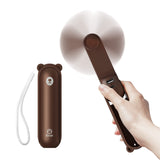 1 x RAW Customer Returns JISULIFE Handheld Fan Mini Fan 3 IN 1, with 4500 mAh Power Bank USB Battery Small Fan, Battery Operated Max 46 Hrs Runtime Portable Fan, Flashlight Function-Brown - RRP €26.99