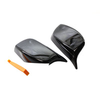 1 x RAW Customer Returns Gsrecy M Style Side Mirror Cover Caps Replacement for 5 Series E60 E61 E63 E64 2003 2004 2005 2006 2007 Gloss Black - RRP €46.76