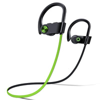 1 x RAW Customer Returns TONEMAC Bluetooth headphones in ear, U8 Bluetooth headphones sport, headphones wireless Bluetooth 5.3, IPX7 waterproof, 15 hours playtime, Bluetooth headphones for jogging running, green - RRP €27.99