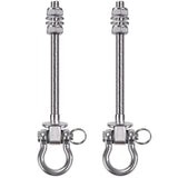 1 x RAW Customer Returns BeneLabel 2x Hanging Bolts 23.5cm Hammock Swing Hanger, Swivel Stainless Steel Mounting Kit Set for Indoor Outdoor Playground Chair Yoga Rope Punching Bag Sandbag, 1800lbs - RRP €19.03