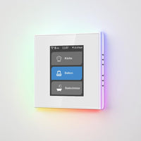 1 x RAW Customer Returns LANBON LCD 1 2 3 Gang Smart Light Switch L8-HS, for whole house use, 2-way, via mesh WiFi, supports Alexa and Google Home, requires neutral wire - RRP €55.45