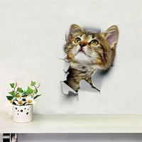 3 x Brand New Amiiba 3 Pack Cute 3D Cat Wall Stickers for Girls Boys Bedroom Living Room Wall Decor Cat 1  - RRP €61.2