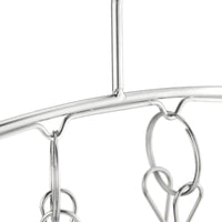 40 x Brand New WAIKAS Pack of 2 Sock Underwear Hanger, Stainless Steel Hanger, Stainless Steel Sock Hanger with 8 Clips, Suitable for Drying Socks, Underwear, Baby Clothes, Towels - RRP €424.8