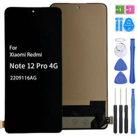 1 x RAW Customer Returns iYAiYO LCD Screen Display Digitizer Touch Screen Replacement Compatible with Xiaomi Redmi Note 12 PRO 4G 2209116AG, 2209116AG Incell Complete Screen with Tools-Black - RRP €34.1