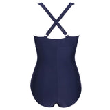 1 x RAW Customer Returns Viloree Women s One Piece Swimsuit Push Up Monokini Padded Swimwear Beachwear for the Beach, Sea and Pool Blue XL - RRP €29.26