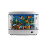 1 x RAW Customer Returns Gokelomg LED Aquarium Lamp, Night Light, Ornamental Fish Light, Dynamic Virtual Ocean Dolphin, Artificial Tropical Landscape, Cute Room Decoration, EU Plug - RRP €27.16