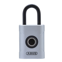 1 x RAW Customer Returns ABUS Touch 57 45 fingerprint lock - keyless, weatherproof padlock - IP66 IP68 - for gym, office, house, garden and much more, silver, 45mm - RRP €39.31