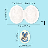 3 x Brand New YGCHEN Easter Silicone Mold Easter Eggs Silicone Molds Easter Bunny Fondant Mold Cake Decoration Chocolate Mold Silicone Cookie Mold Easter DIY Set Easter Party Decoration Pack of 2  - RRP €61.2