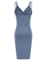 1 x RAW Customer Returns GRACE KARIN Rockabilly dresses sexy cocktail dresses elegant blue-grey retro dresses CL1151-14 S - RRP €43.19