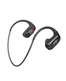 1 x RAW Customer Returns CYBORIS 16GB built-in memory MP3 player Bluetooth headset swimming running headphones IPX7 waterproof sports wireless stereo headset, neck strap rear mounted dual input headphones - RRP €39.98