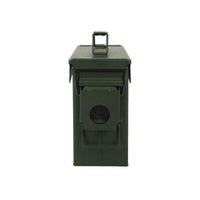 1 x RAW Customer Returns GUGULUZA ammunition box ammunition box tool box metal new ammo box waterproof, army green - cal.30 - RRP €28.02