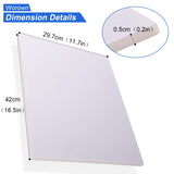 1 x RAW Customer Returns Worown 20 pieces A3 foam boards, 29.7 x 42 cm foam board, lightweight foam board 5 mm white for presentations, shop, office art projects - RRP €24.99