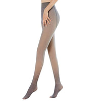 3 x Brand New YLYDMY Thermal Tights for Women, Women s Tights Plush Stockings Perfect Legs Slimming Fake Translucent Warm Fleece Pantyhose Polyester and Nylon, Grey 300g  - RRP €33.27