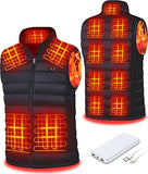 5 x Brand New Seenew Heated Vest for Men Women with 15000mAh Battery Pack, Super Warm Heating Clothing Lightweight Electric Heating Vest, Fleece insisde vest L  - RRP €554.6