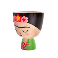 1 x RAW Customer Returns Sass Belle XDC337 Frida Kahlo Flowerpot - RRP €18.16