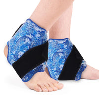 1 x RAW Customer Returns NEWGO Cooling Cuff Foot Ankle Gel Cooling Pads 2 Pack , Cooling Ankle Pain Relief, Cold Warm Compress, Reusable Ice Packs - RRP €22.82