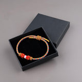 1 x RAW Customer Returns Viwind Tibetan Lucky Bracelet for Women Braided Bracelet Tibet Style Adjustable Wrist Bracelet Red Bracelet Rope Bracelets Red  - RRP €19.15