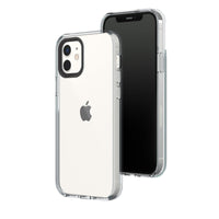 1 x RAW Customer Returns RhinoShield Crystal Clear Case compatible with iPhone 12 12 Pro Advanced yellowing resistance, high transparency, customizable and transparent protective case - black camera ring - RRP €38.3