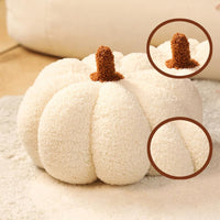 4 x Brand New BROEYOUE Decorative Pumpkin Cushion, Pumpkin Cushion for Sofa, Home Decoration, Pumpkin Cushion for Halloween and Parties, Decorative Gifts, 30cm White  - RRP €91.2