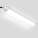 1 x RAW Customer Returns TONFFI LED damp-proof light ceiling light 60cm 18W for garage basement bathroom workshop damp room warehouse, LED tub light damp-proof lamp tube, waterproof IP65 neutral white 4000K-4500K - RRP €21.42