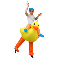 1 x RAW Customer Returns JASHKE Inflatable Costume Duck Costumes Inflatable Halloween Costumes for Adults - RRP €39.99