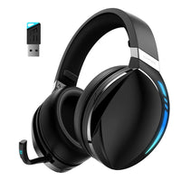 1 x RAW Customer Returns SLuB Gaming Headset, 3.5 mm Wired Gaming Headset, Foldable Wireless Bluetooth Headset, Surround Sound, HD Microphone, No Delay Rate, Colorful LED Lights, Suitable for PC PS5 PS4 - RRP €57.49