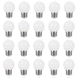 1 x RAW Customer Returns 2W E27 G45 LED Warm White Light Bulb Lighting Lamp, 200Lumens, Waterproof String Lights for Indoor and Outdoor Holiday Party Decoration, AC 220-240V, 20 Pack Energy Class B  - RRP €21.99