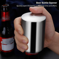 1 x Brand New Bottle opener, beer bottle opener, automatic bottle opener, magnetic bottle opener, automatic beer bottle opener, push down bottle opener, magnet beer opener for beer, kitchen helper - RRP €20.4