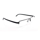 1 x RAW Customer Returns MMOWW Pack of 3 Reading Glasses for Men and Women Portable Ultralight TR90 Reading Aid Half-Rim Metal Glasses with Glasses Case Black, 1.0  - RRP €24.19