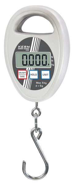 1 x RAW Customer Returns KERN hanging scale HDB 10K10N weighing range 10 kg, readability 10 g, hold function, universal scale, for control weighing of incoming outgoing goods , medium - RRP €61.39