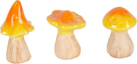 1 x Brand New XYQXYQ Cute Ceramic Mushroom Statue Decorated with Colorful Mushrooms, Home Decor, Yard, Outdoor Decor D  - RRP €19.2