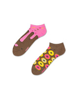 2 x Brand New ZOOKSY - Women s Men s Children s Funny MixTURY Donut Sneaker Socks Gift - 2 Pairs - Donut - Sizes 30-35 - RRP €55.2