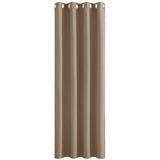 1 x RAW Customer Returns PONY DANCE Curtain with eyelets 1 piece H 210 x W 132 cm Curtains Opaque Living Room with eyelets Thermal curtain Blackout curtains Bedroom Door curtain, Cappuccino - RRP €22.22