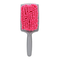 1 x RAW Customer Returns Cocoarm Hairbrush Quick-Drying Hairbrush Comb Anti-Static Water Absorption Hair Care Brush Microfiber Bristles Scalp Massage Brush Pink  - RRP €12.29