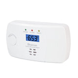 1 x RAW Customer Returns HEIMAN CO detector with digital LCD display, CO alarm 10-year lifespan, carbon monoxide detector BSI certified according to EN 50291, battery replaceable - RRP €26.95