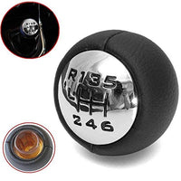 1 x RAW Customer Returns MASO 6 Speed Gear Shift Knob Shifter Lever For Peugeot 307 308 3008 407 5008 807 - RRP €24.52