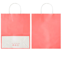 1 x RAW Customer Returns AZOWA Gift Bags Kraft Paper Bags with Handles Gift Bags Paper Bags, for Birthday Wedding Kids Party Celebrations 26 x 32 x 12cm, Coral, 25 Pieces  - RRP €21.59