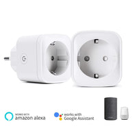 1 x RAW Customer Returns 16A WiFi Energy Monitor Smart Plug, Compatible with Alexa Echo and Google Home, Remote Control, Timer Function, Wireless Socket for IOS Android APP 1 piece  - RRP €14.75