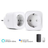 1 x RAW Customer Returns 16A WiFi Energy Monitor Smart Plug, Compatible with Alexa Echo and Google Home, Remote Control, Timer Function, Wireless Socket for IOS Android APP 1 piece  - RRP €14.75